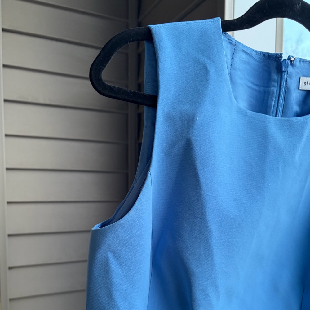🆕🦋 Gianni Bini Blue Mini Dress Cocktail Party Size 0,10 Casual Party Modern - Picture 9 of 15